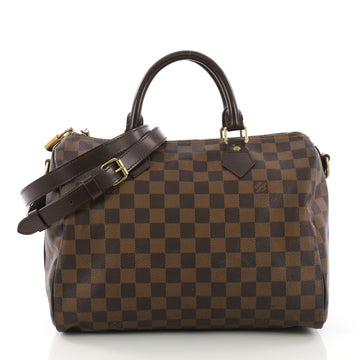 Louis Vuitton Speedy Bandouliere Bag Damier 30 Brown 389855