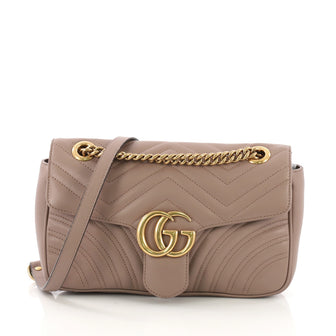 Gucci GG Marmont Flap Bag Matelasse Leather Mini