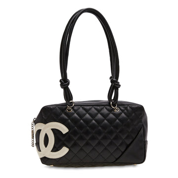 Cambon Bowler Bag Quilted Calfskin Medium