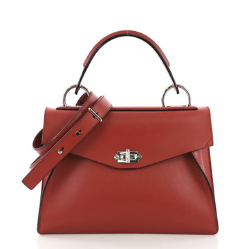 Proenza Schouler Hava Top Handle Bag Leather Small Red 390122