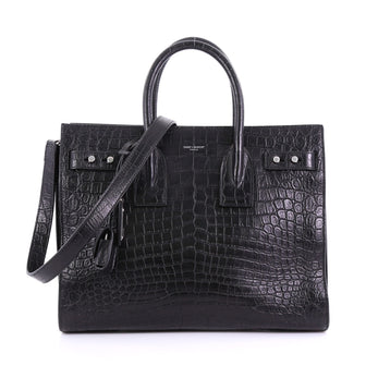 Saint Laurent Sac de Jour Souple Bag Crocodile Embossed 390264