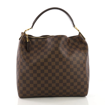 Louis Vuitton Portobello Handbag Damier PM Brown 390421