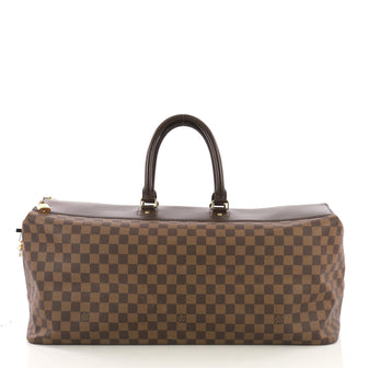 Louis Vuitton Greenwich Travel Bag Damier GM Brown 390422