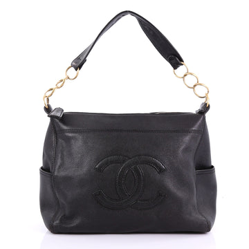 Chanel Vintage Timeless CC Shoulder Bag Caviar Small 390731