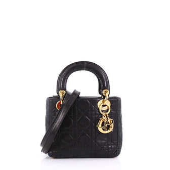 Christian Dior Lady Dior Handbag Cannage Quilt Lambskin 391061