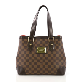 Louis Vuitton Hampstead Handbag Damier PM Brown 391071