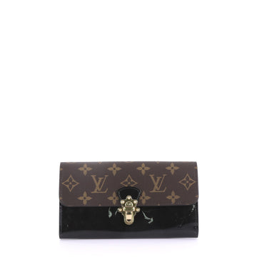 Louis Vuitton Clapton Wallet Vernis with Monogram Canvas 3910823