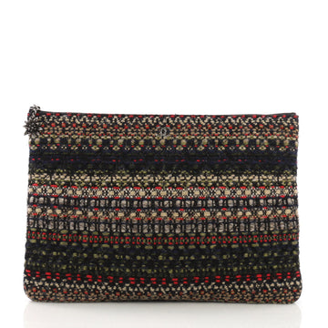 Chanel Model: Paris-Salzburg O Case Clutch Tweed Large Neutral 39108/27