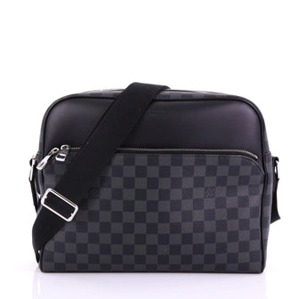 Louis Vuitton Dayton Reporter Damier Graphite MM Black 391151