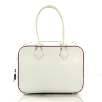 Hermes Plume Bag Bicolor Epsom 28 White