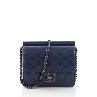Chanel Crossing Times Flap Bag Quilted Lambskin Mini