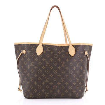 Louis Vuitton Neverfull Tote Monogram Canvas MM Brown 3914945