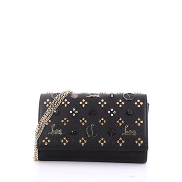 Christian Louboutin Paloma Clutch Studded Leather Small 3914978