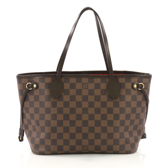 Louis Vuitton Neverfull Tote Damier PM Brown 391497