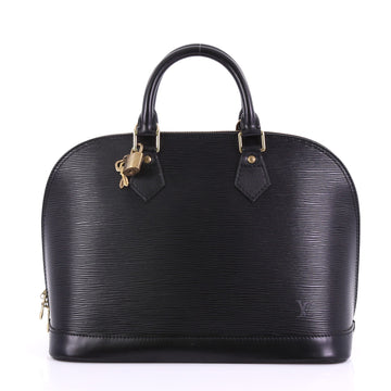 Louis Vuitton Alma Handbag Epi Leather PM Black 3915810