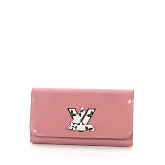Louis Vuitton Twist Wallet Vernis with Monogram Canvas Pink 3915812