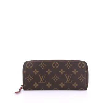 Louis Vuitton Clemence Wallet Monogram Canvas Brown 3915824