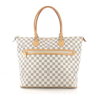 Louis Vuitton Saleya Handbag Damier GM White 3915826