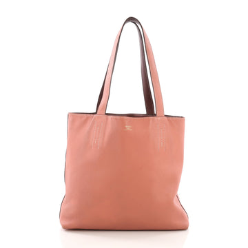 Hermes Double Sens Tote Veau Sikkim 28 Pink 3915861
