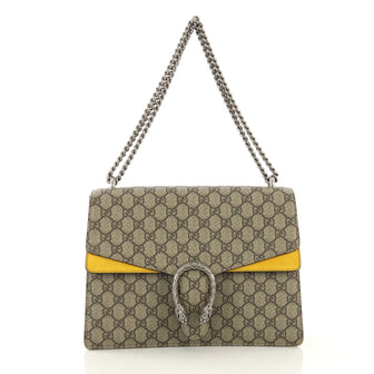 Gucci Dionysus Handbag GG Coated Canvas Medium Brown 392051