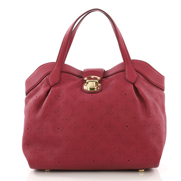 Louis Vuitton Cirrus Handbag Mahina Leather PM Pink 3922210