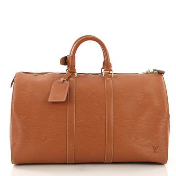 Louis Vuitton Keepall Bag Epi Leather 45 Brown 392222
