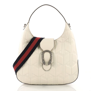 Gucci Dionysus Hobo Matelasse Leather Small White 392226