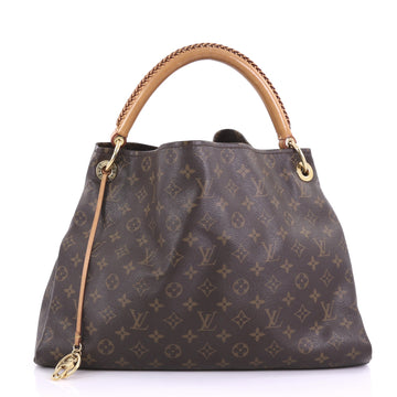 Louis Vuitton Artsy Handbag Monogram Canvas MM Brown 392311