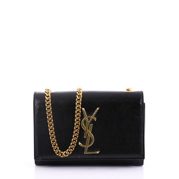 Saint Laurent Classic Monogram Crossbody Bag Grainy Patent 3925002