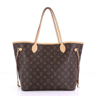 Louis Vuitton Neverfull NM Tote Monogram Canvas MM Brown 392671
