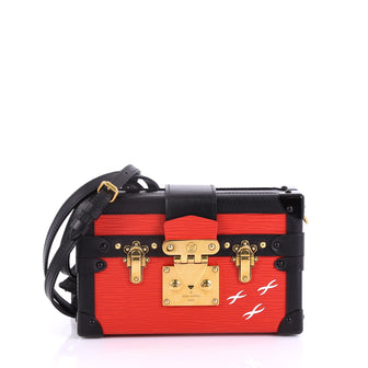 Louis Vuitton Petite Malle Handbag Epi Leather Red 392753