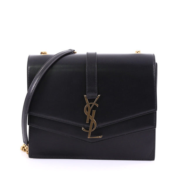 Saint Laurent Sulpice Flap Bag Leather Small 39358