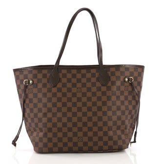 Louis Vuitton Neverfull Tote Damier MM Brown 393594