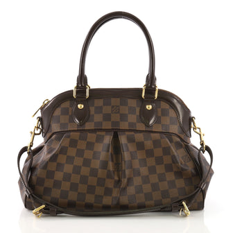 Louis Vuitton Trevi Handbag Damier PM Brown 393661