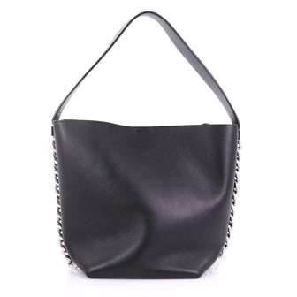 Givenchy Infinity Bucket Bag Leather Medium Black 393751