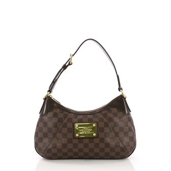 Louis Vuitton Thames Handbag Damier PM Brown 393763