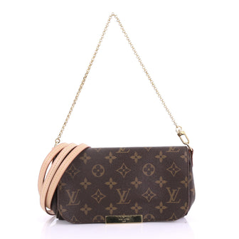 Louis Vuitton Favorite Handbag Monogram Canvas PM Brown 393765