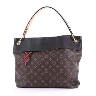 Louis Vuitton Tuileries Hobo Monogram Canvas with Leather 393851