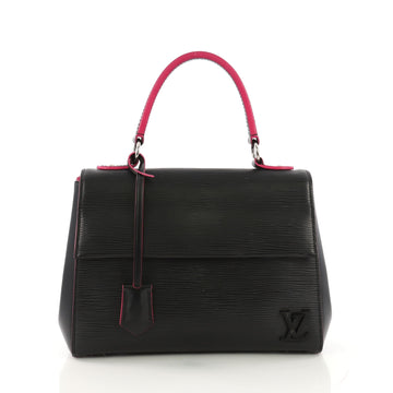 Louis Vuitton Cluny Top Handle Bag Epi Leather BB Black 393901