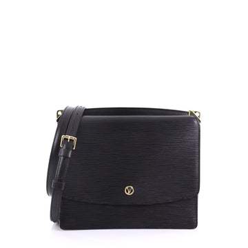Louis Vuitton Grenelle Shoulder Bag Epi Leather Small Black 393926