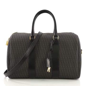 Saint Laurent Classic Duffle Bag Monogram Canvas 12 Black 393961
