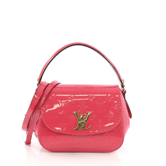 Louis Vuitton Pasadena Handbag Monogram Vernis Pink 3940018
