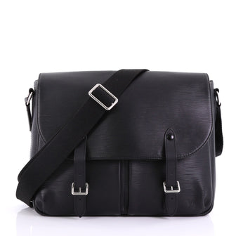 Louis Vuitton Christopher Messenger Bag Epi Leather Black 3940037