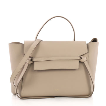 Celine Belt Bag Grainy Leather Mini Neutral 394005