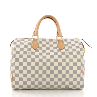 Louis Vuitton Speedy Handbag Damier 30 White 394162