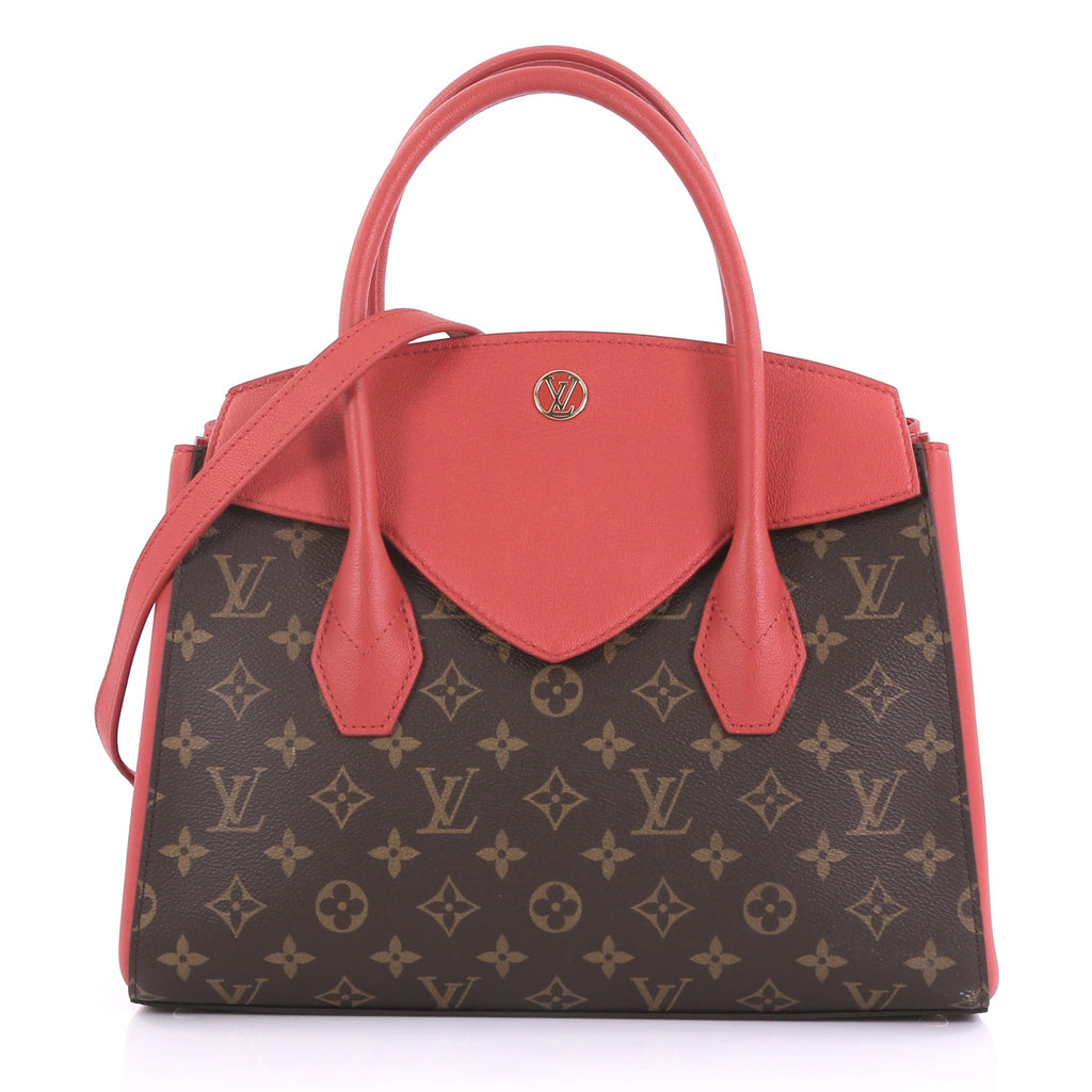 M42270 Louis Vuitton 2017 Monogram Canvas Florine Handbag-Red