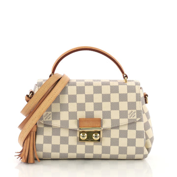 Louis Vuitton Croisette Handbag Damier White 394311