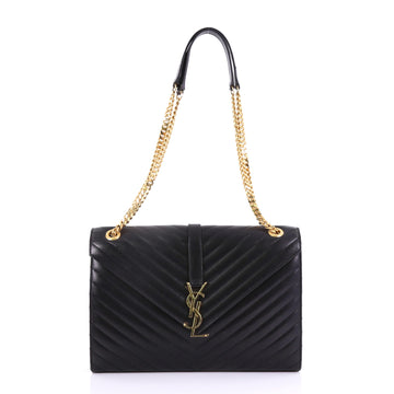Saint Laurent Classic Monogram Envelope Satchel Matelasse 3944501