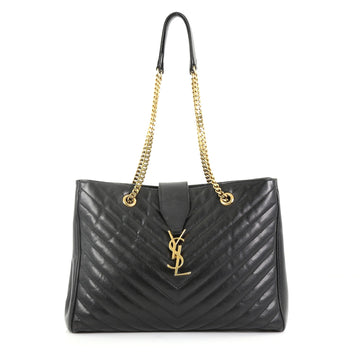 Saint Laurent Classic Monogram Shopper Matelasse Chevron 3944504