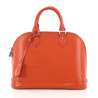 Louis Vuitton Alma Handbag Epi Leather PM Orange 3944516